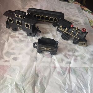 Vintage Cast Iron Train